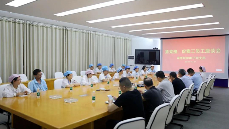 抓黨建、促穩(wěn)工”——炬神電子黨支部為企業(yè)穩(wěn)工獻計獻策